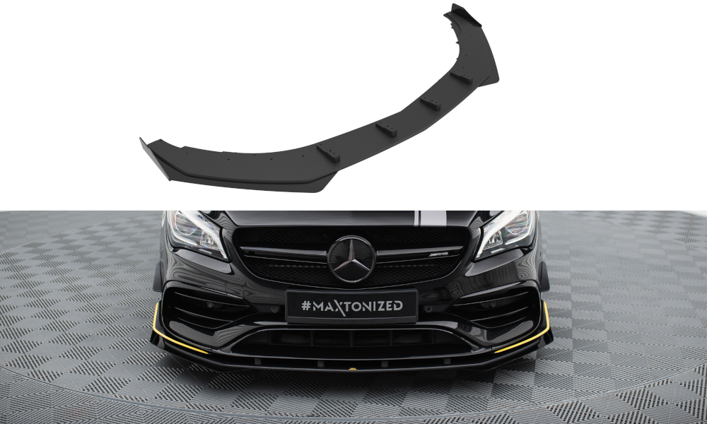 Street Pro Frontlippe für +Flaps für + Flaps Mercedes-AMG CLA 45 Aero C117 Facelift