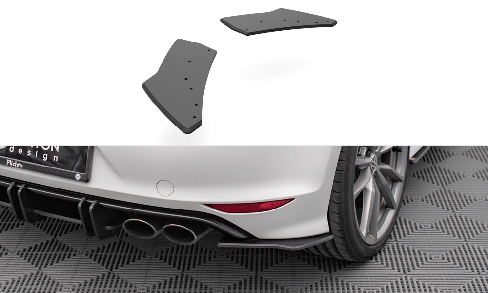 Street Pro Heck Ansatz Flaps Diffusor für Volkswagen Golf R Mk7