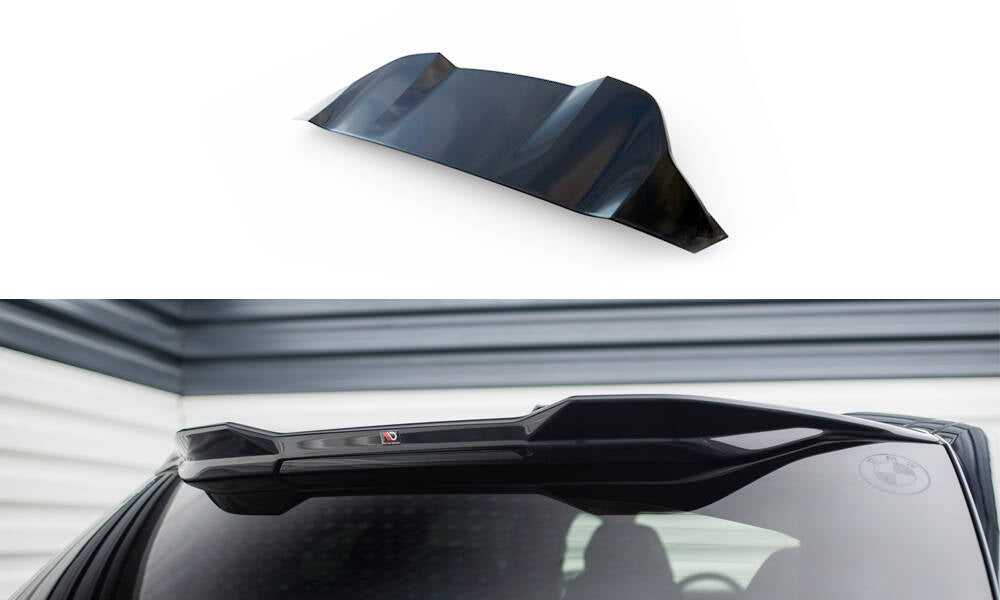 Maxton Spoiler CAP für 3D BMW XM G09 schwarz Hochglanz