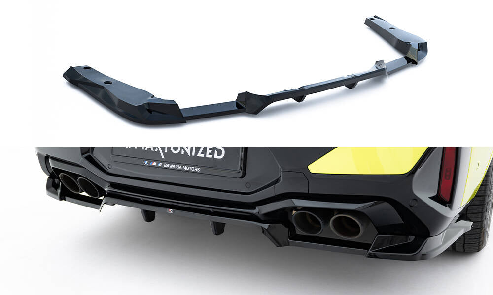 Mittlerer Cup Diffusor DTM Look Heck Ansatz für BMW X4M F98 Facelift