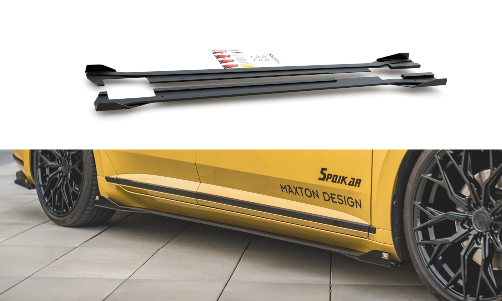 Street Pro Seitenschweller Ansatz für + Flaps Volkswagen Arteon R-Line