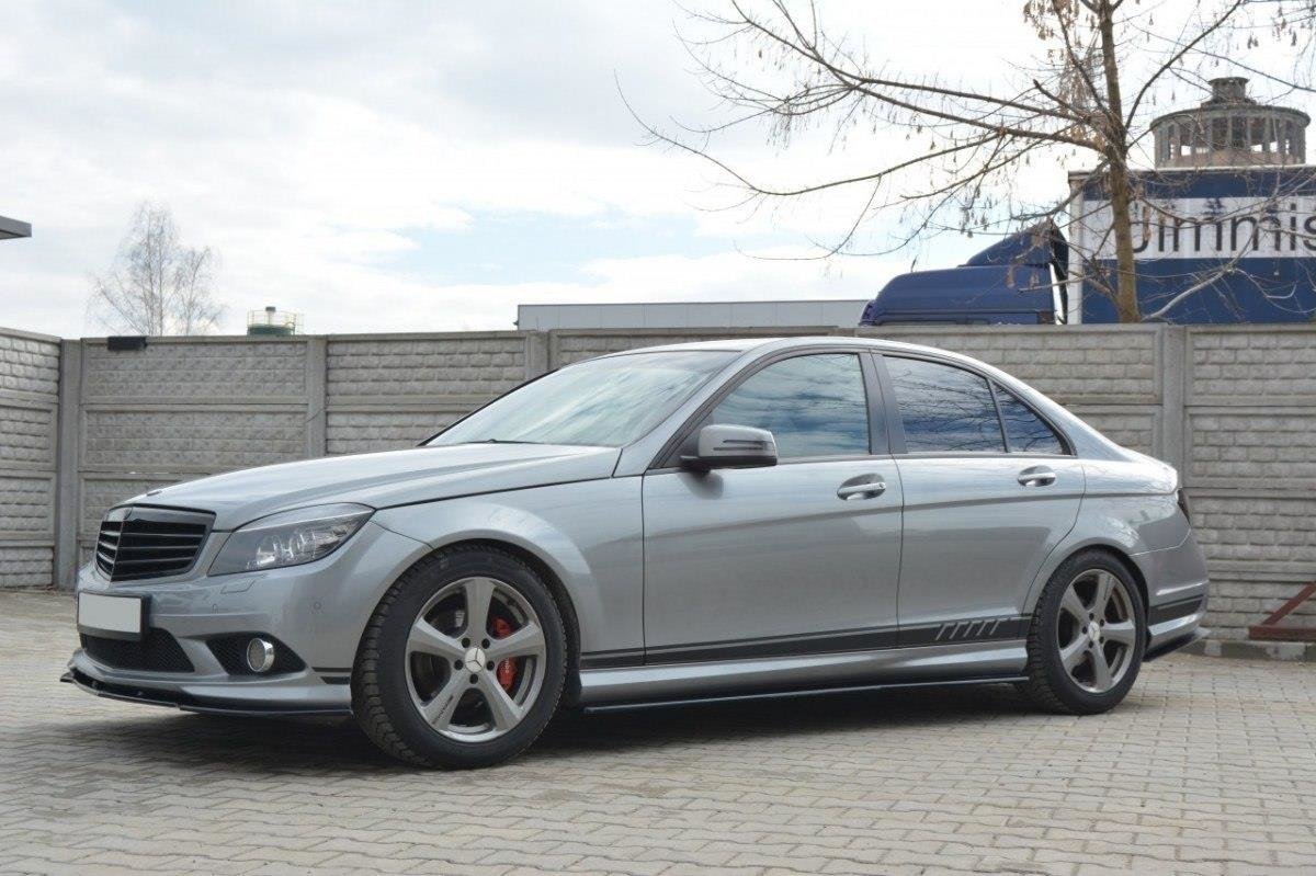 Seitenschweller Ansatz für Mercedes-Benz C Limousine / Kombi AMG-Line W204 / S204