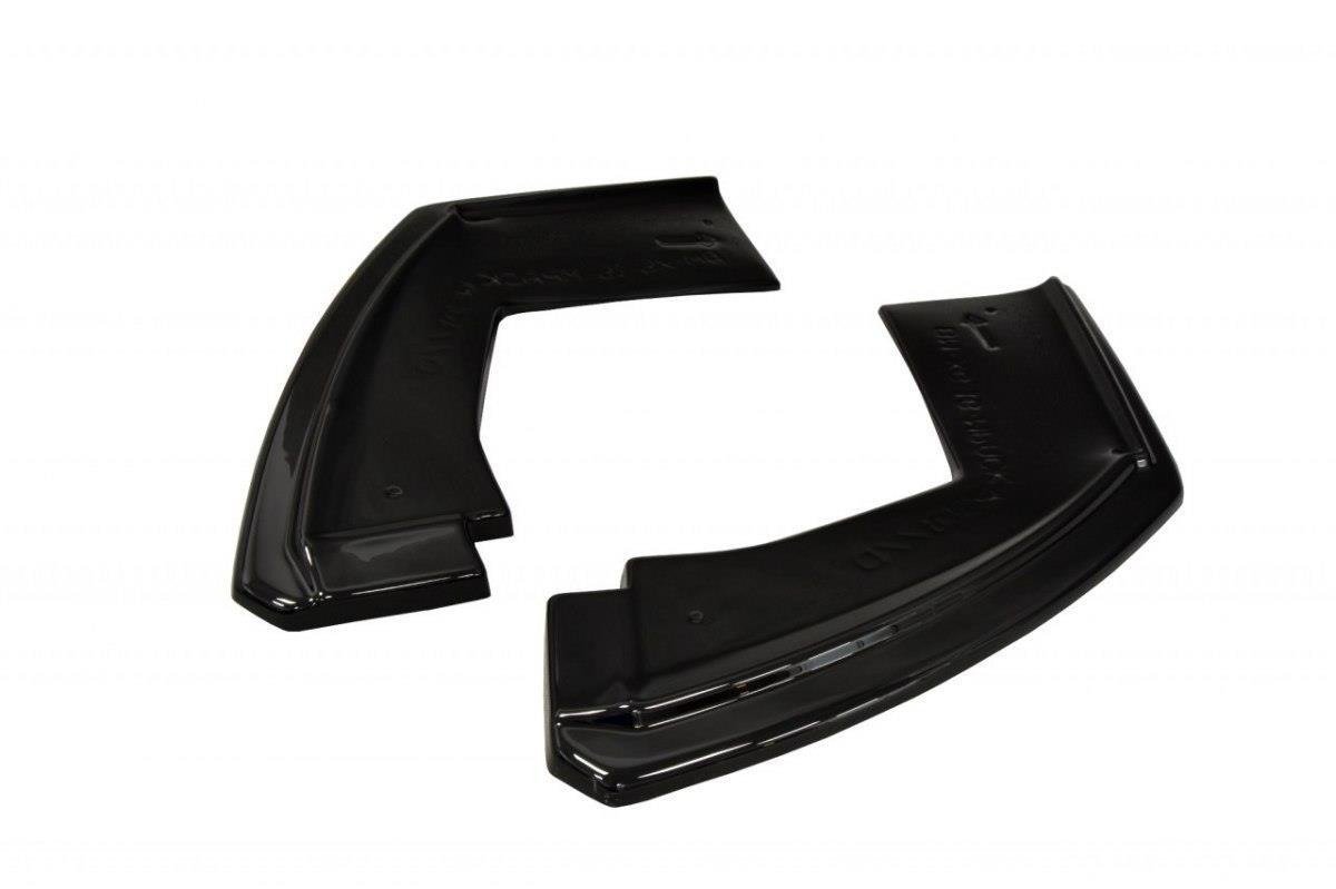 Flaps Heckansatz Diffusor für BMW X6 F16 M Paket schwarz matt