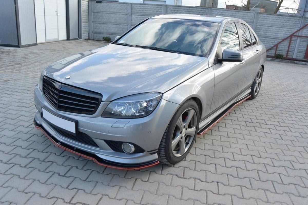 Seitenschweller Ansatz für Mercedes-Benz C Limousine / Kombi AMG-Line W204 / S204