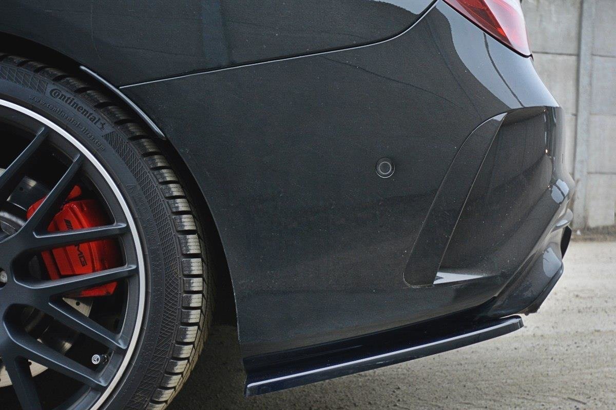 Heck Ansatz Flaps Diffusor für Mercedes CLA A45 AMG C117 Facelift