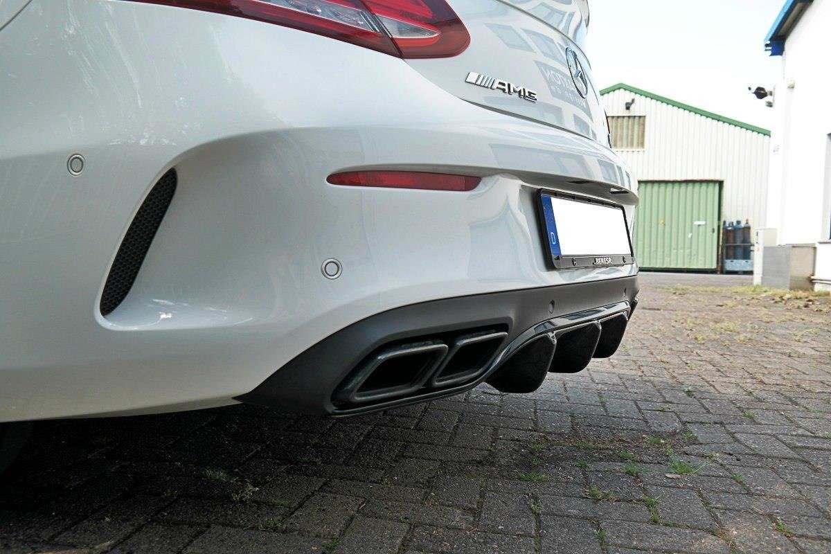 Diffusor Heck Ansatz für Mercedes C-Klasse C205 63 AMG Coupe