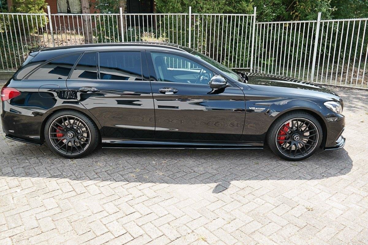 Seitenschweller V1 Ansatz für für Mercedes C-Klasse S205 63 AMG