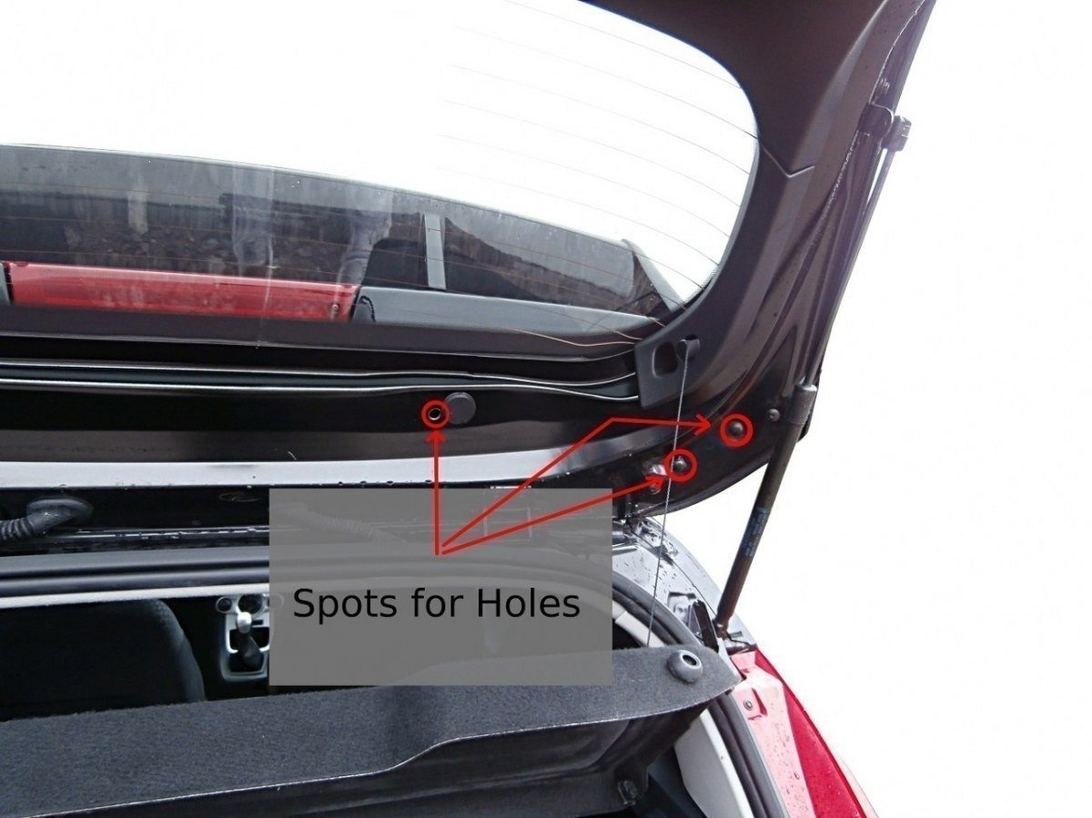 Dachspoiler ( für RS Look) Ford Fiesta Mk7 / Mk7 FL