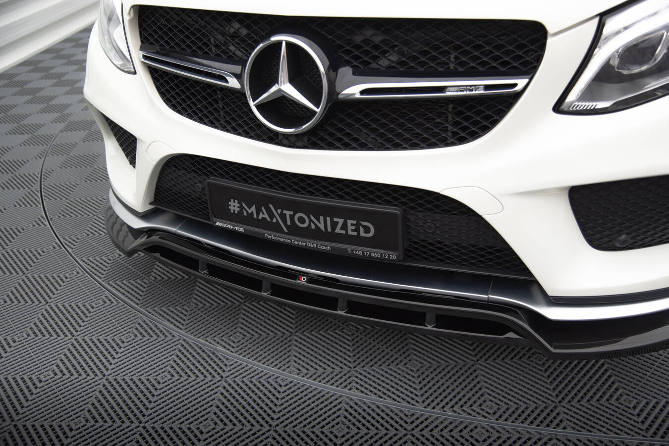 Frontlippe V2 für Mercedes-Benz GLE Coupe 43 AMG / AMG-Line C292