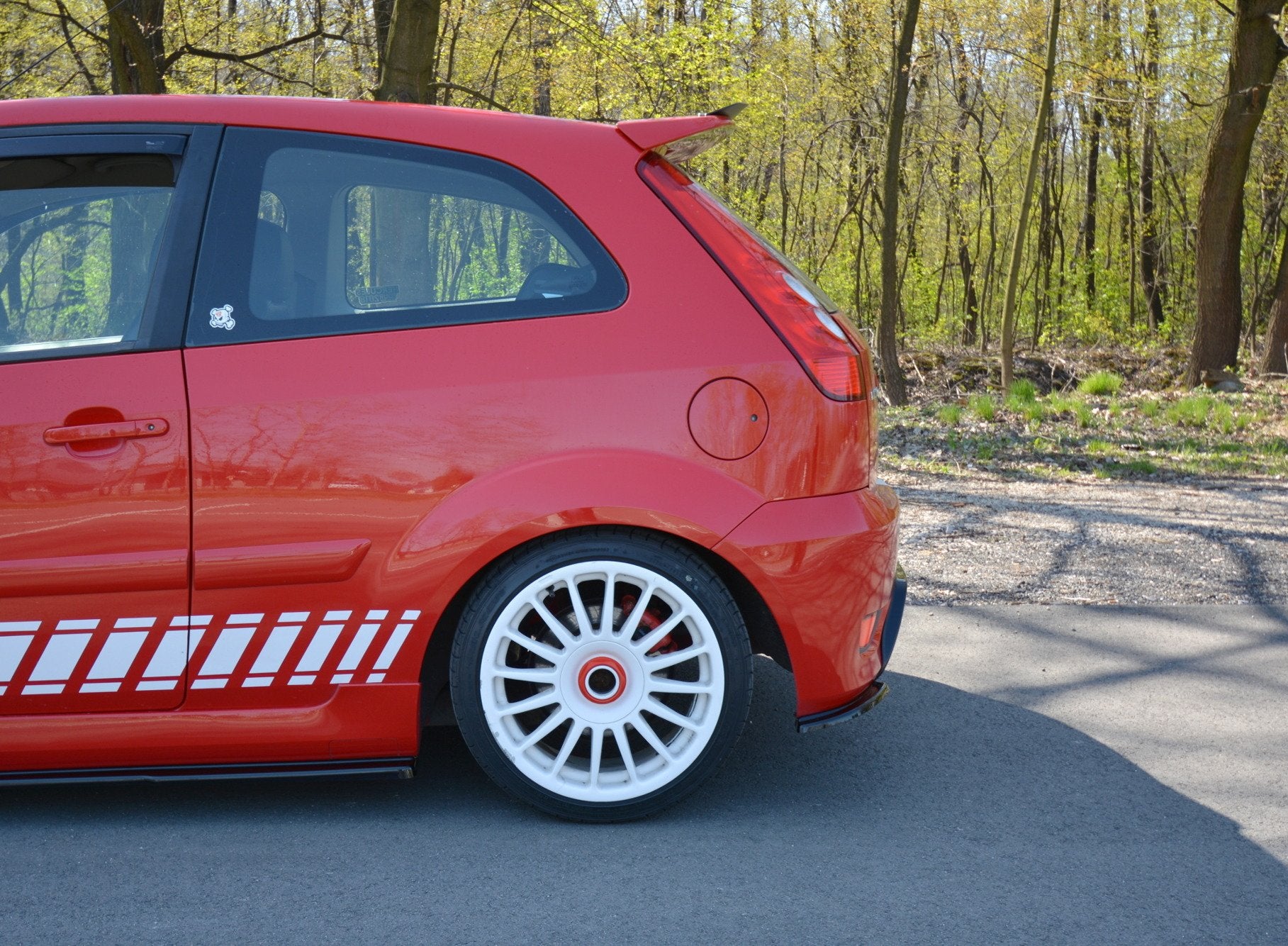 Heck Ansatz Flaps Diffusor für Ford Fiesta ST Mk6