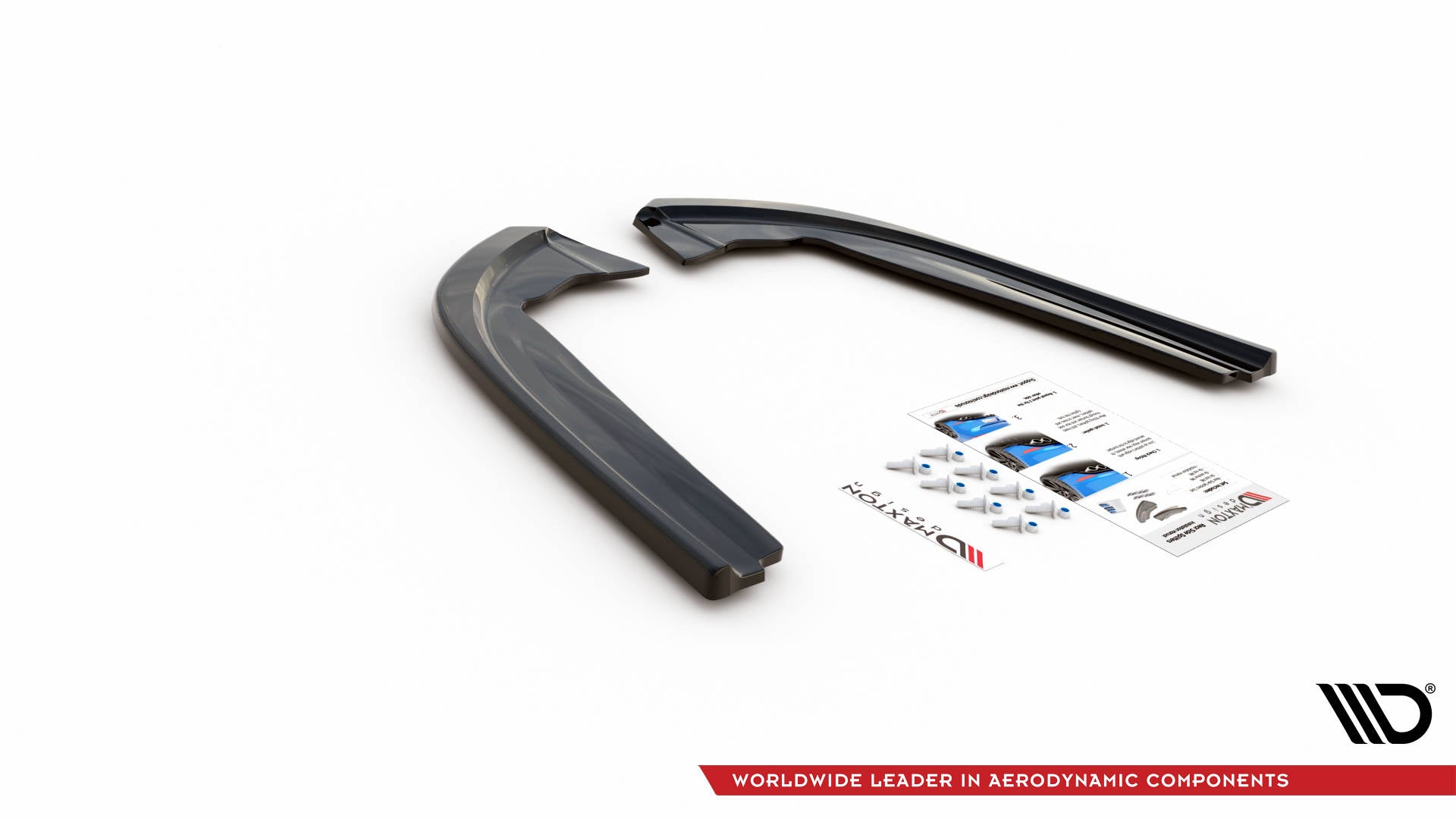 Heck Ansatz Flaps Diffusor V2 für Ford Mondeo ST-Line Mk5 Facelift