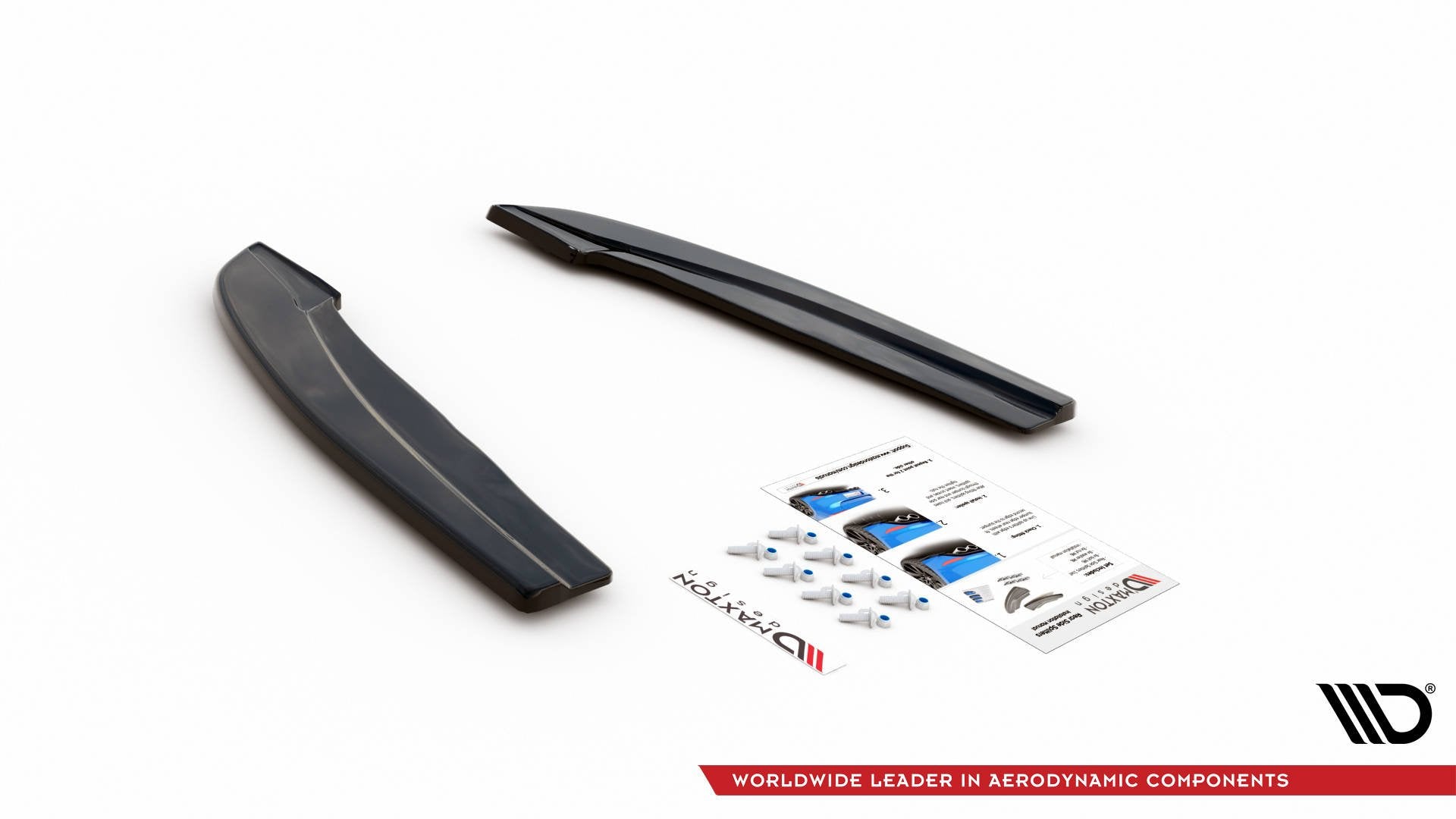 Heck Ansatz Flaps Diffusor V3 für (Für Diffusor ) Ford Focus ST-Line Kombi Mk4