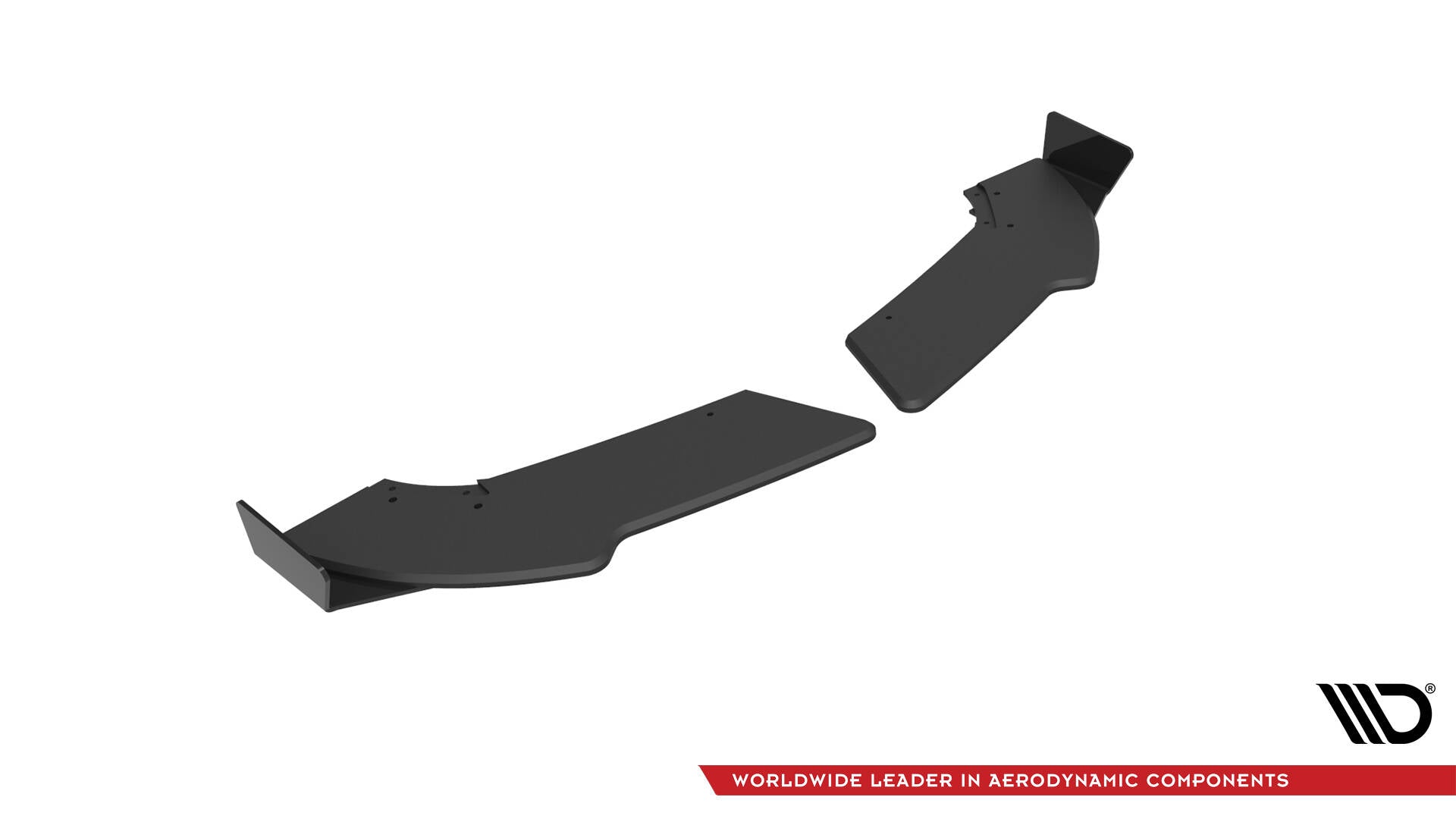 Street Pro Heck Ansatz Flaps Diffusor + Flaps für Mercedes-Benz A 45 AMG W176 Facelift