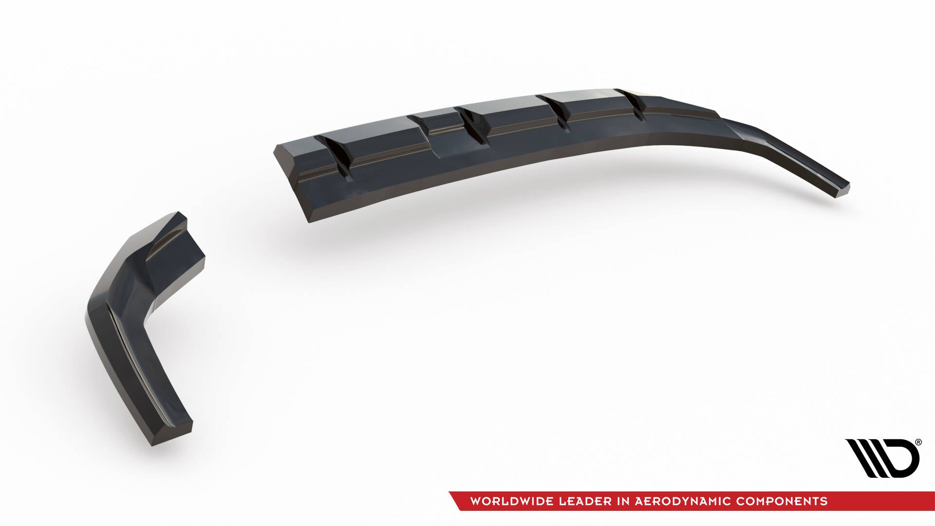Mittlerer Cup Diffusor DTM Look Heck Ansatz für Hyundai Kona N-Line Mk2