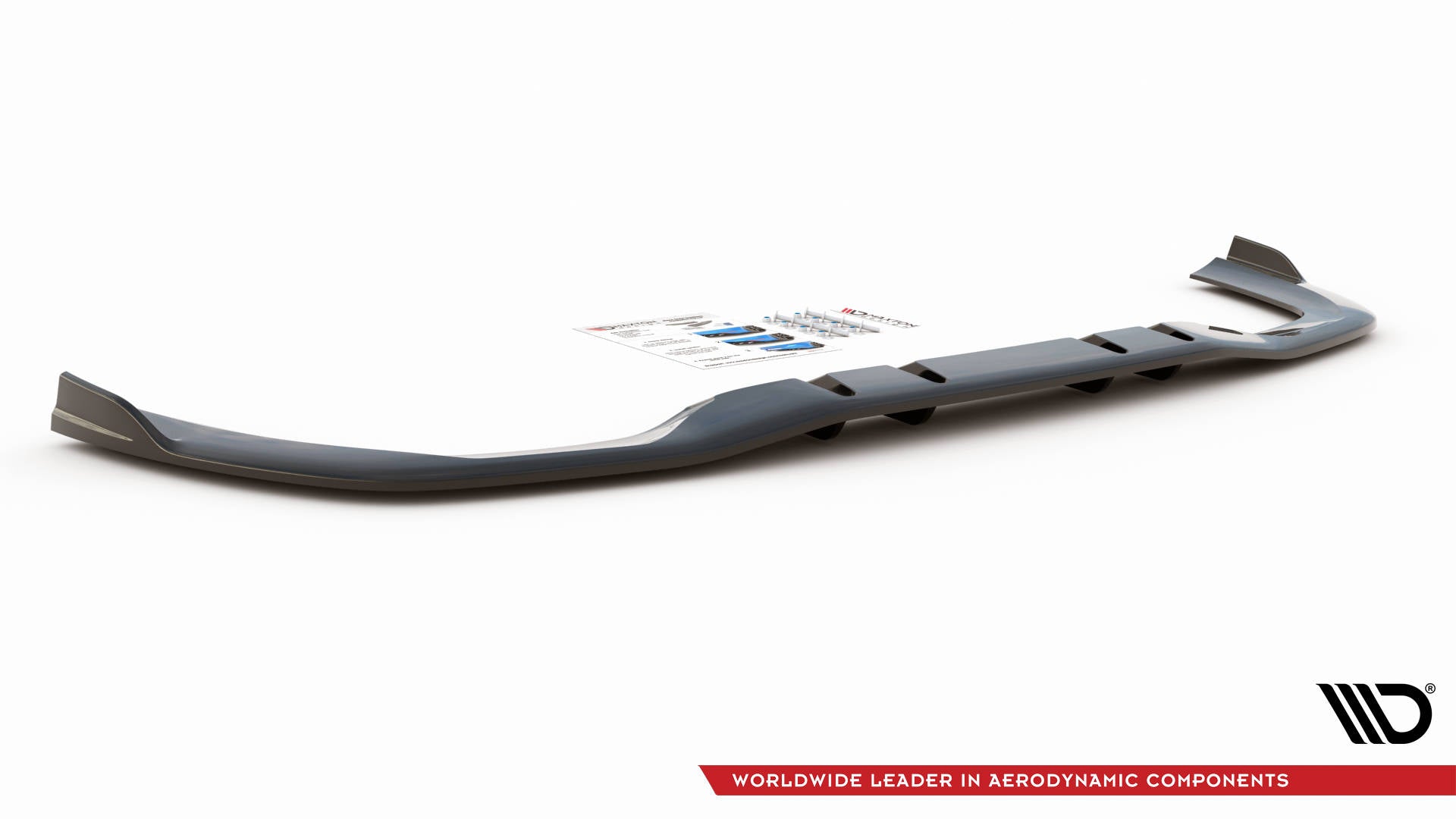Mittlerer Cup Diffusor V2 DTM Look Heck Ansatz für Mercedes A 35 AMG Limousine