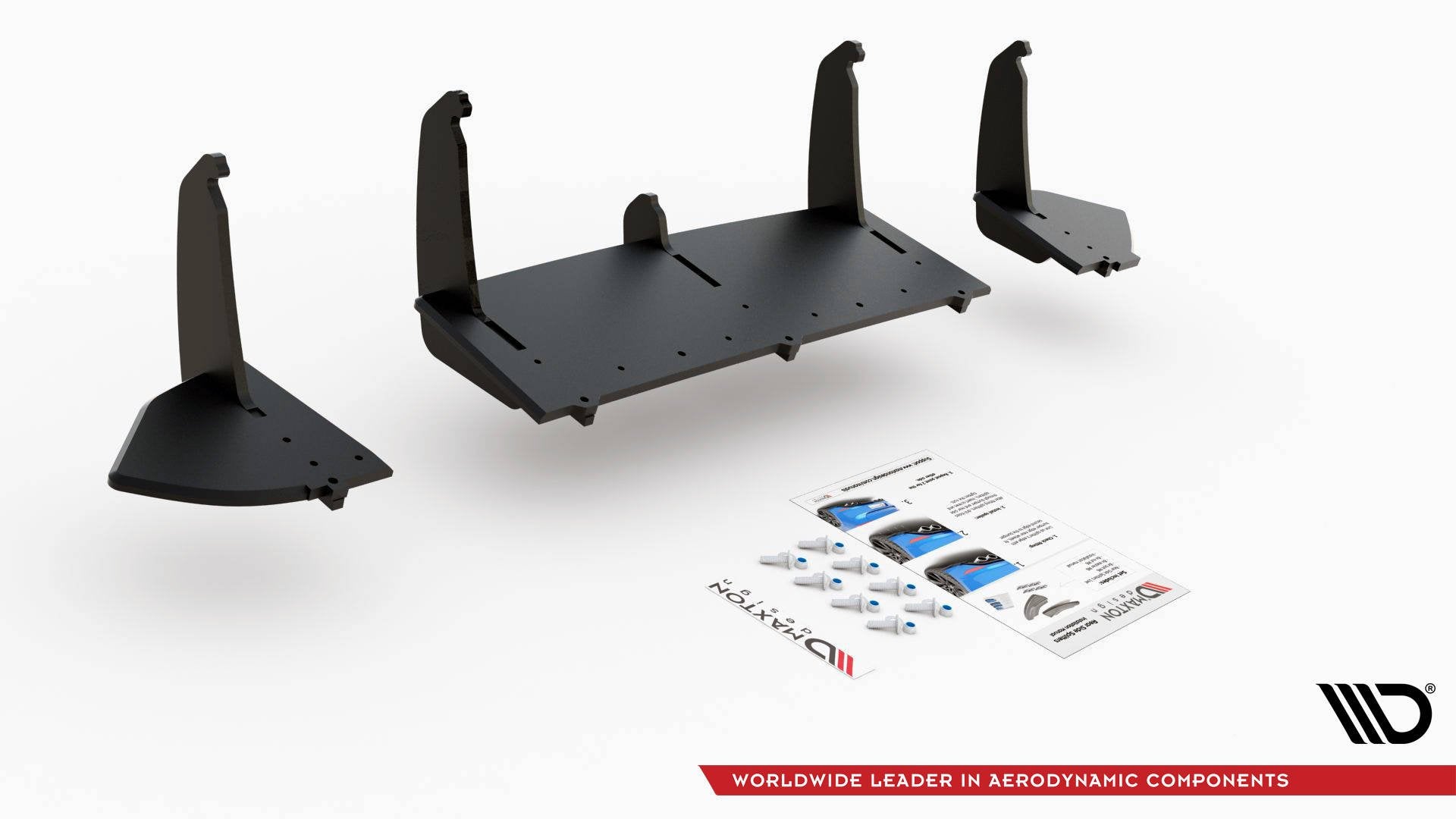 Street Pro Diffusor V1 für Ford Focus RS Mk3