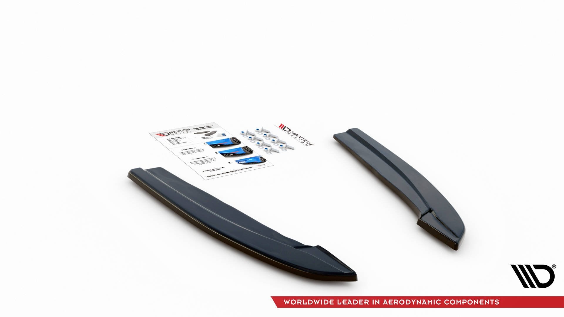 Heck Ansatz Flaps Diffusor V3 für (Für Diffusor ) Ford Focus ST-Line Kombi Mk4