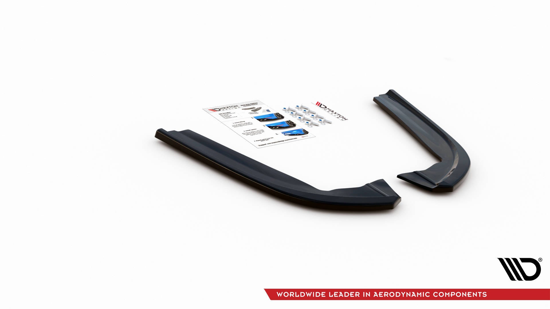 Heck Ansatz Flaps Diffusor V2 für Ford Mondeo ST-Line Mk5 Facelift