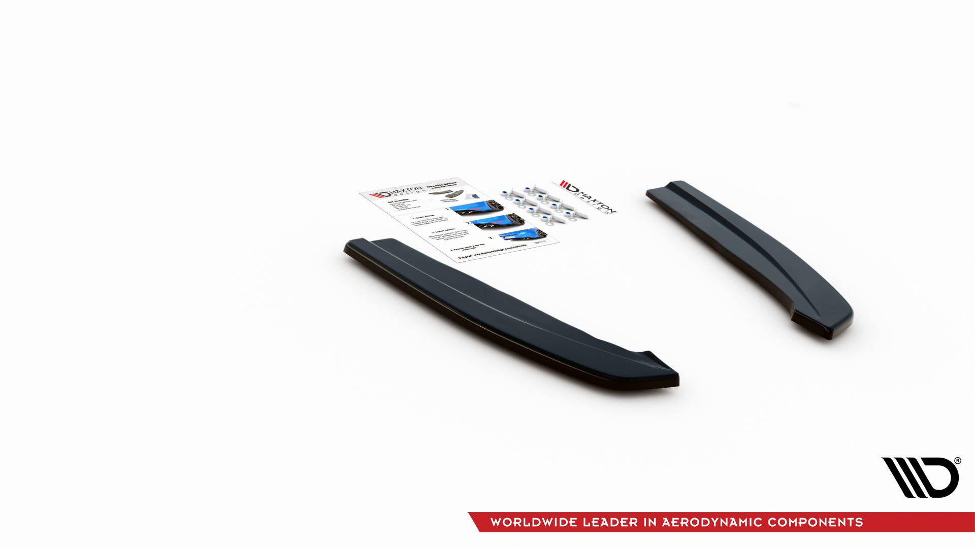 Heck Ansatz Flaps Diffusor V1 für Ford Focus ST-Line Kombi Mk4