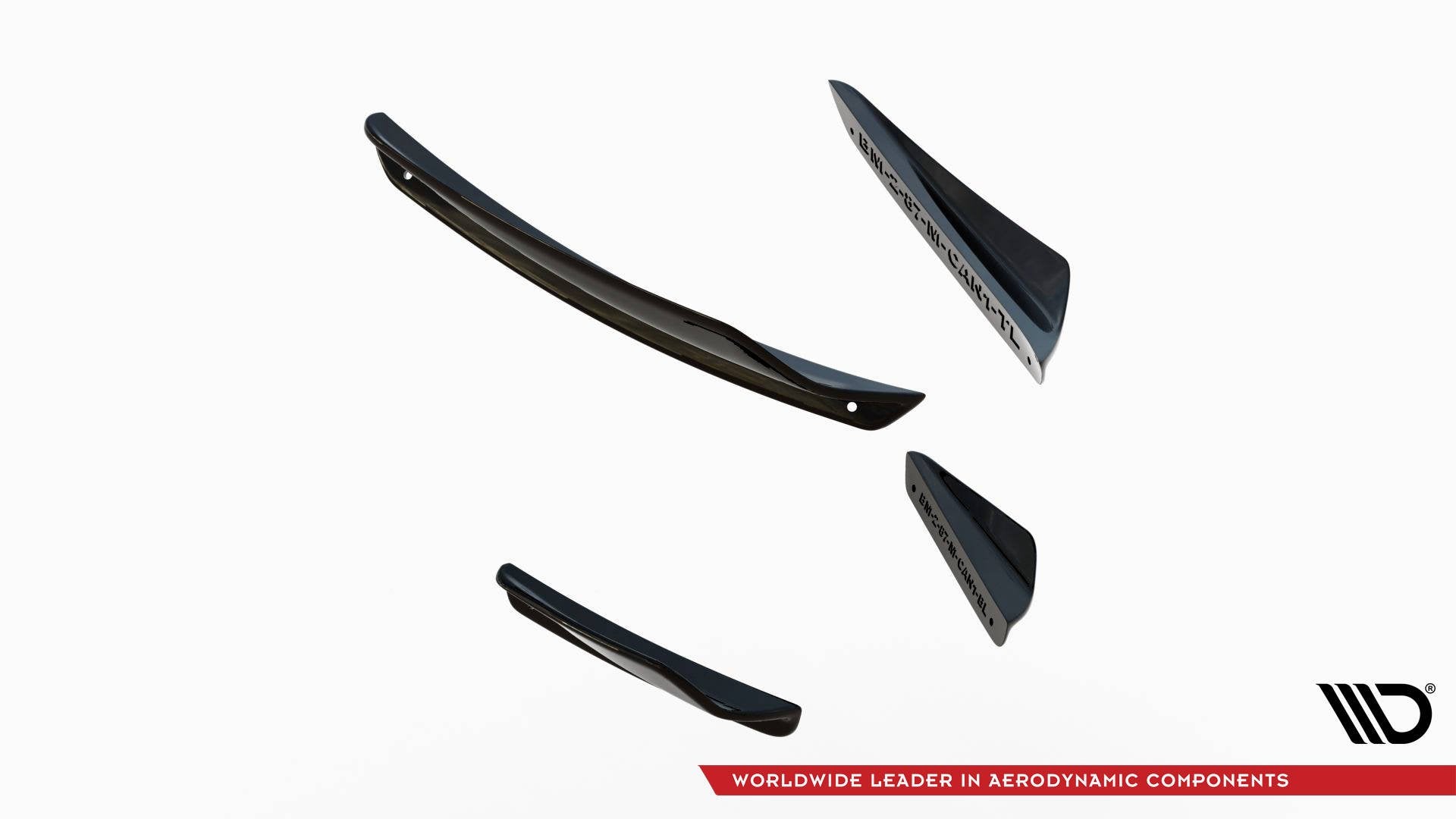 Stoßstangen Flaps Wings vorne Canards für BMW M2 F87