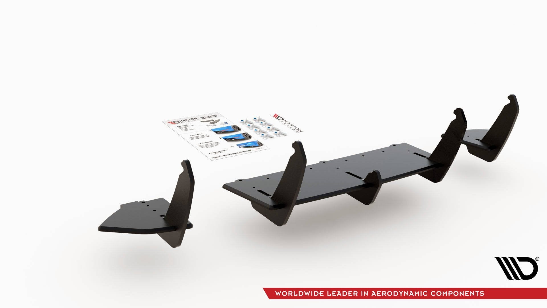 Street Pro Diffusor V1 für Ford Focus RS Mk3