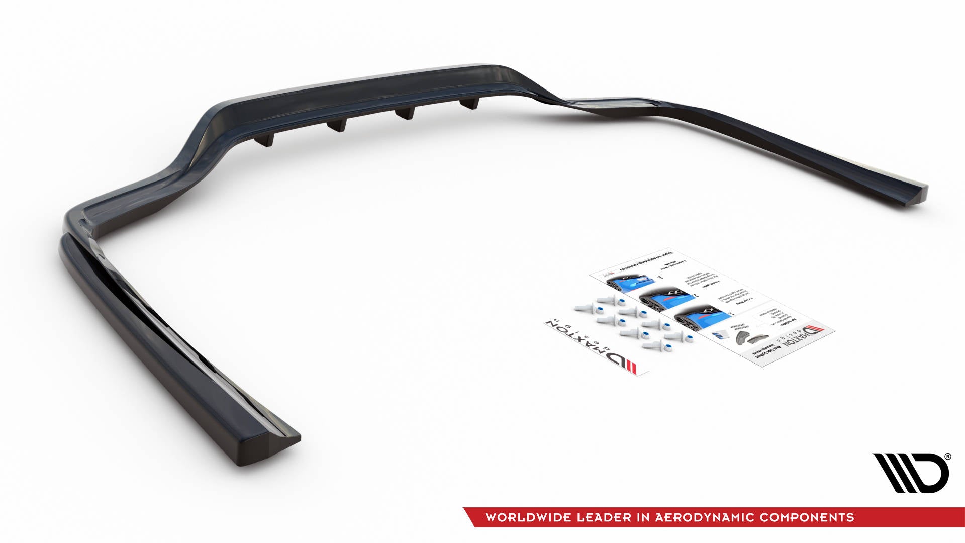 Mittlerer Cup Diffusor DTM Look Heck Ansatz für Mercedes-Benz C W205