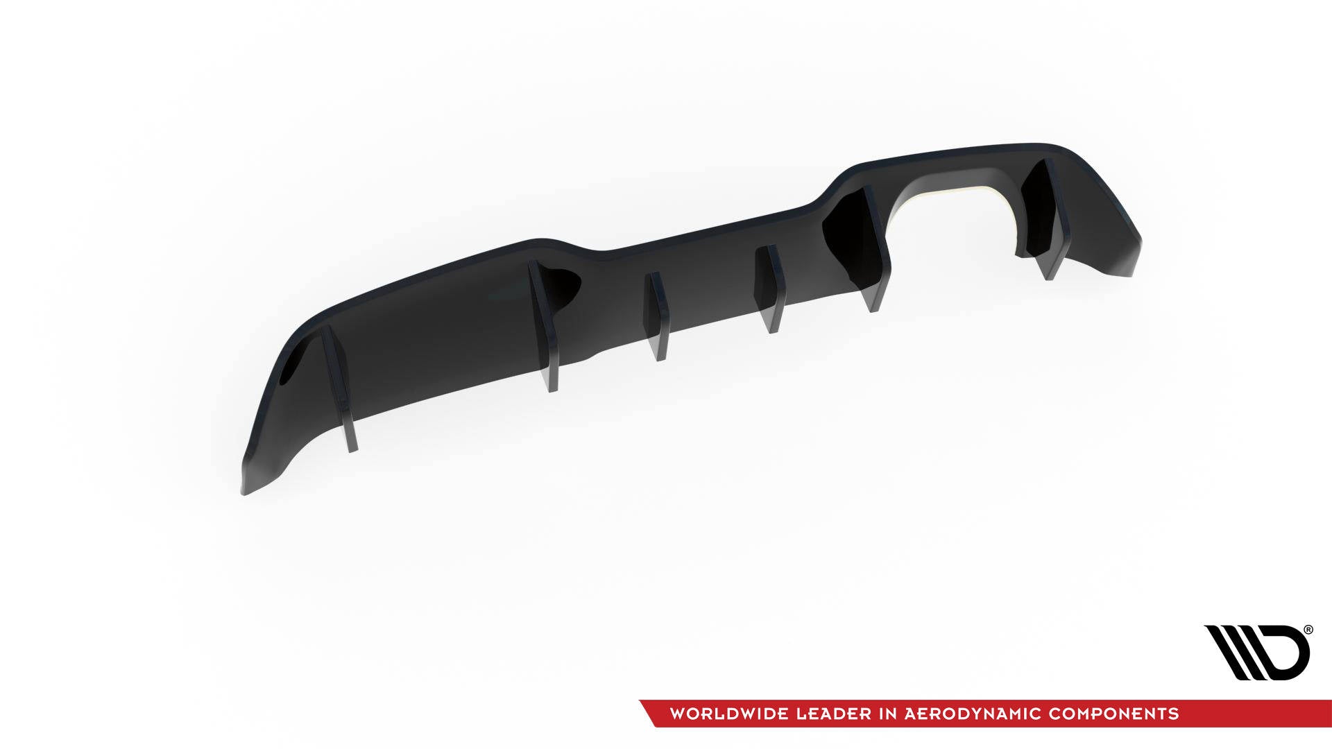 Diffusor Heck Ansatz für Ford Fiesta ST (5-Türige version) Mk7 Facelift