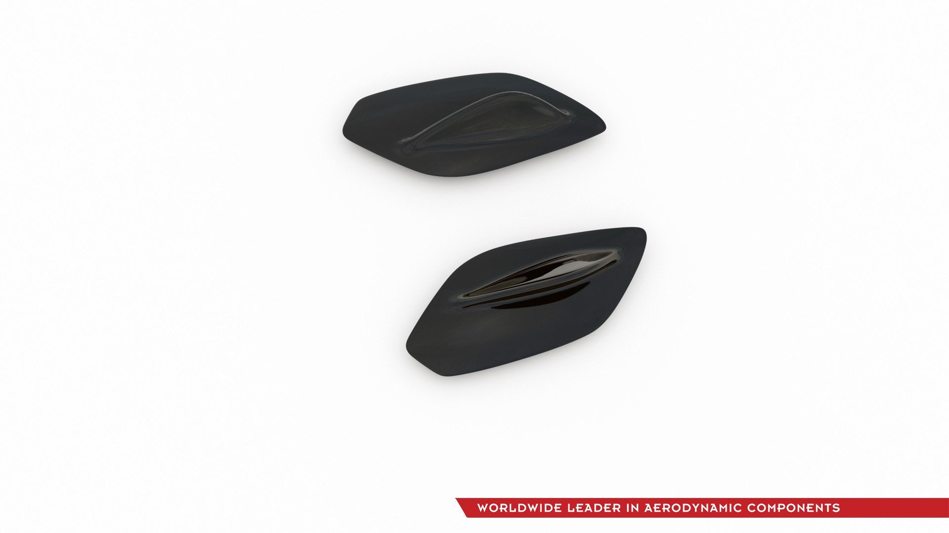 Spoiler Seitenerweiterungen für Mercedes A35 AMG Hatchback W177 schwarz matt