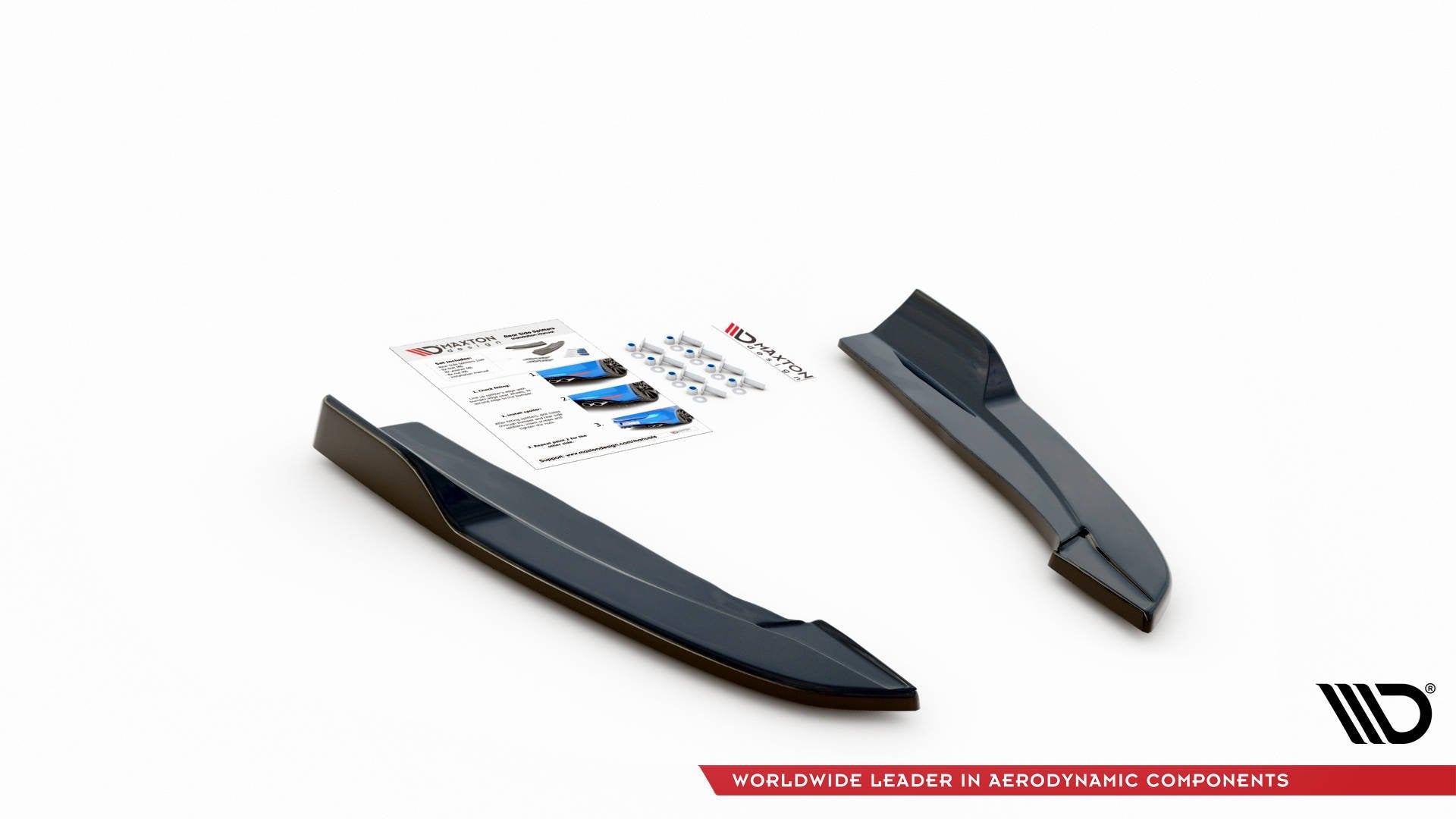 Heck Ansatz Flaps Diffusor V4 für (Für Diffusor ) Ford Focus ST-Line Kombi Mk4