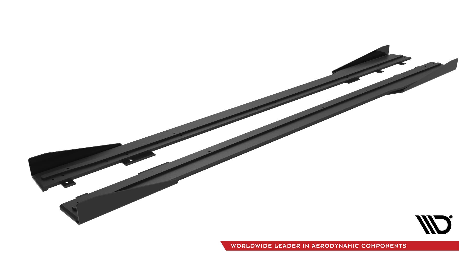 Street Pro Seitenschweller Ansatz + Flaps für Ford Mustang GT Mk7