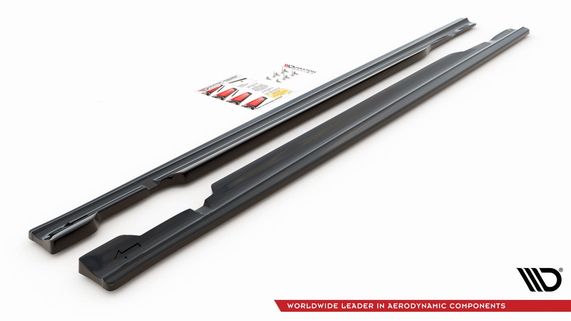 Seitenschweller Ansatz für MERCEDES- BENZ C43 AMG W205 Carbon Look
