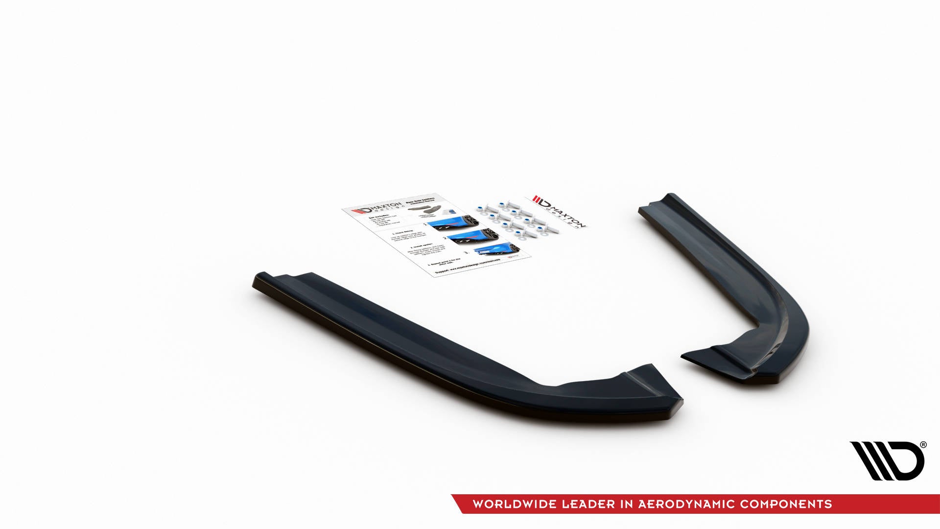 Heck Ansatz Flaps Diffusor V1 für Ford Mondeo ST-Line Mk5 Facelift