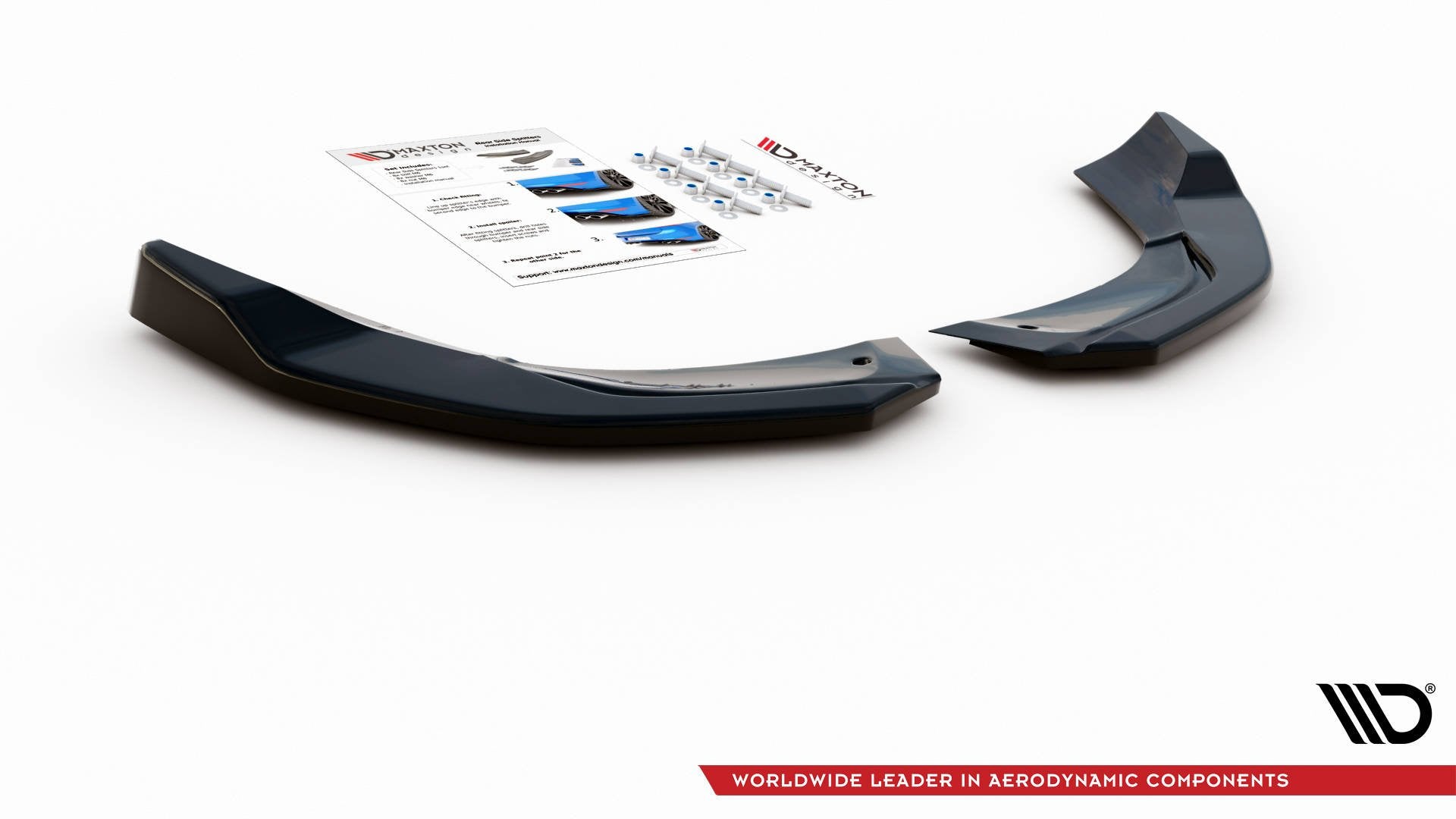 Heck Ansatz Flaps Diffusor für Mercedes-AMG A 45 S Aero Pack W177