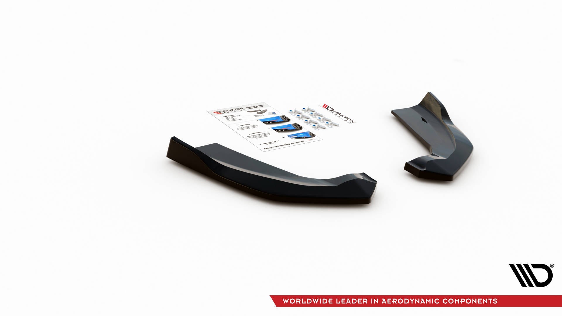 Heck Ansatz Flaps Diffusor für Ford Escape ST-Line Mk3