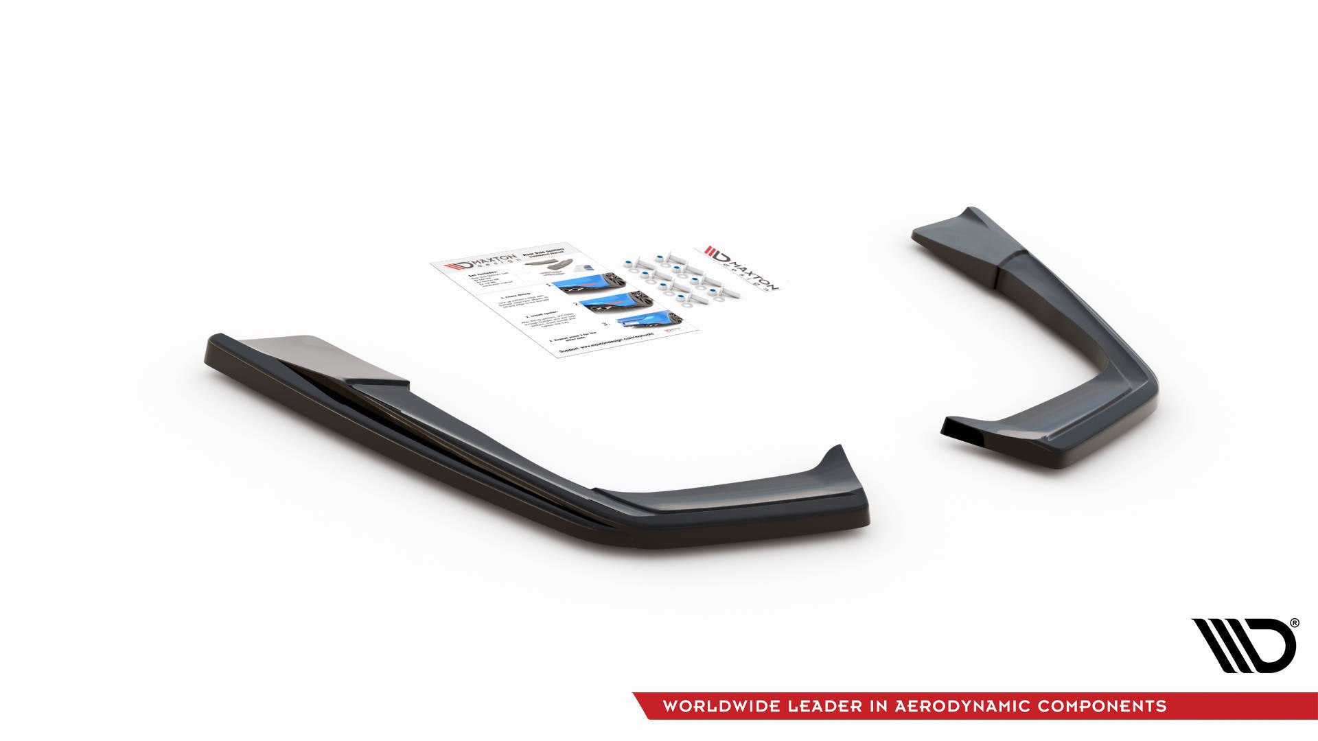 Heck Ansatz Flaps Diffusor für Mercedes-AMG C 63 AMG Coupe AMG Aero Pack C205 Facelift