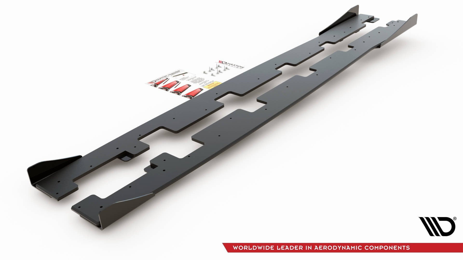 Street Pro Seitenschweller Ansatz + Flaps für Ford Focus RS Mk3