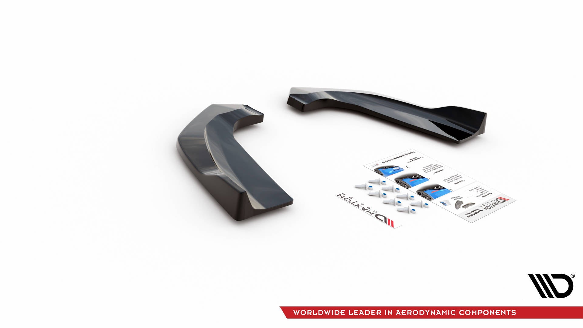 Heck Ansatz Flaps Diffusor für Ford Escape ST-Line Mk3