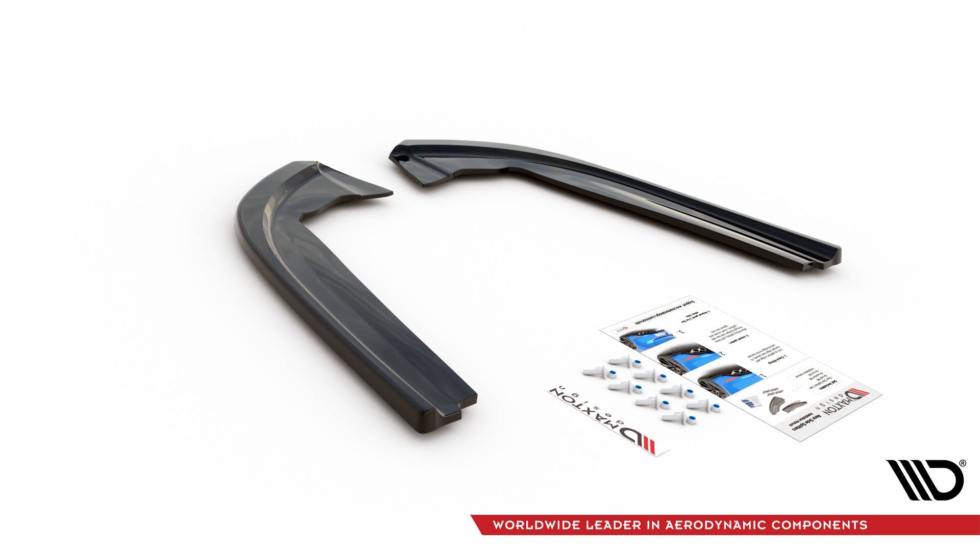 Heck Ansatz Flaps Diffusor V1 für Ford Mondeo ST-Line Mk5 Facelift