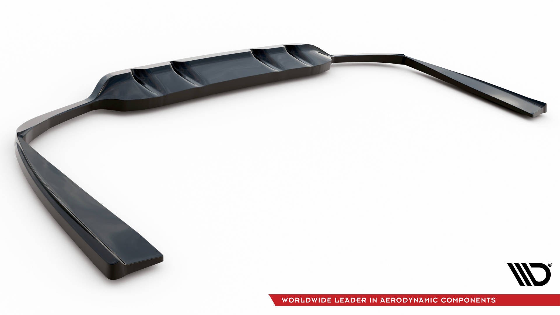 Mittlerer Cup Diffusor DTM Look Heck Ansatz für Mercedes-Benz C Coupe AMG-Line C205 Facelift