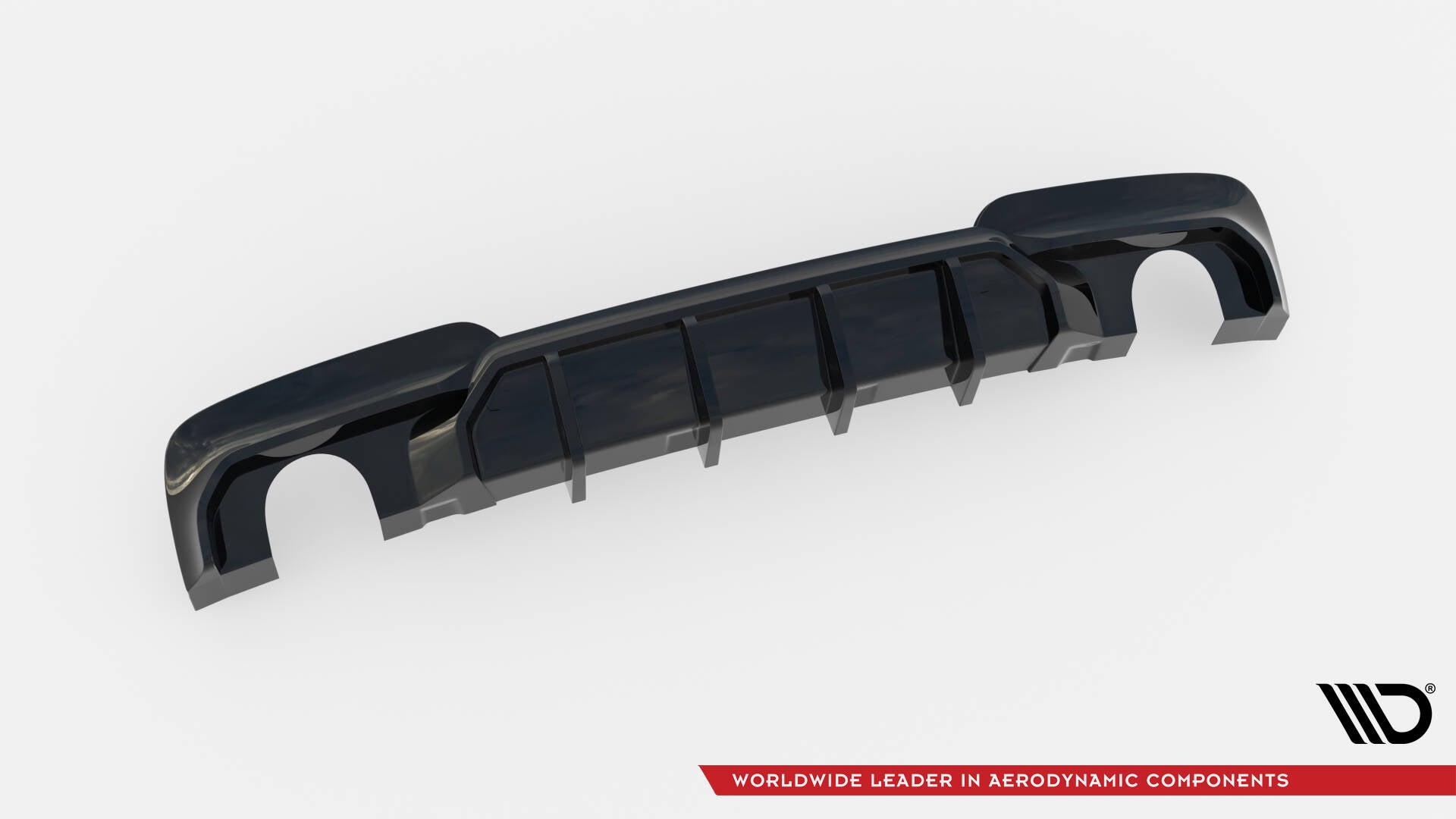 Diffusor V2 Heck Ansatz für BMW 5er M - Paket F10 / F11 (Einzelauspuff li. re.)