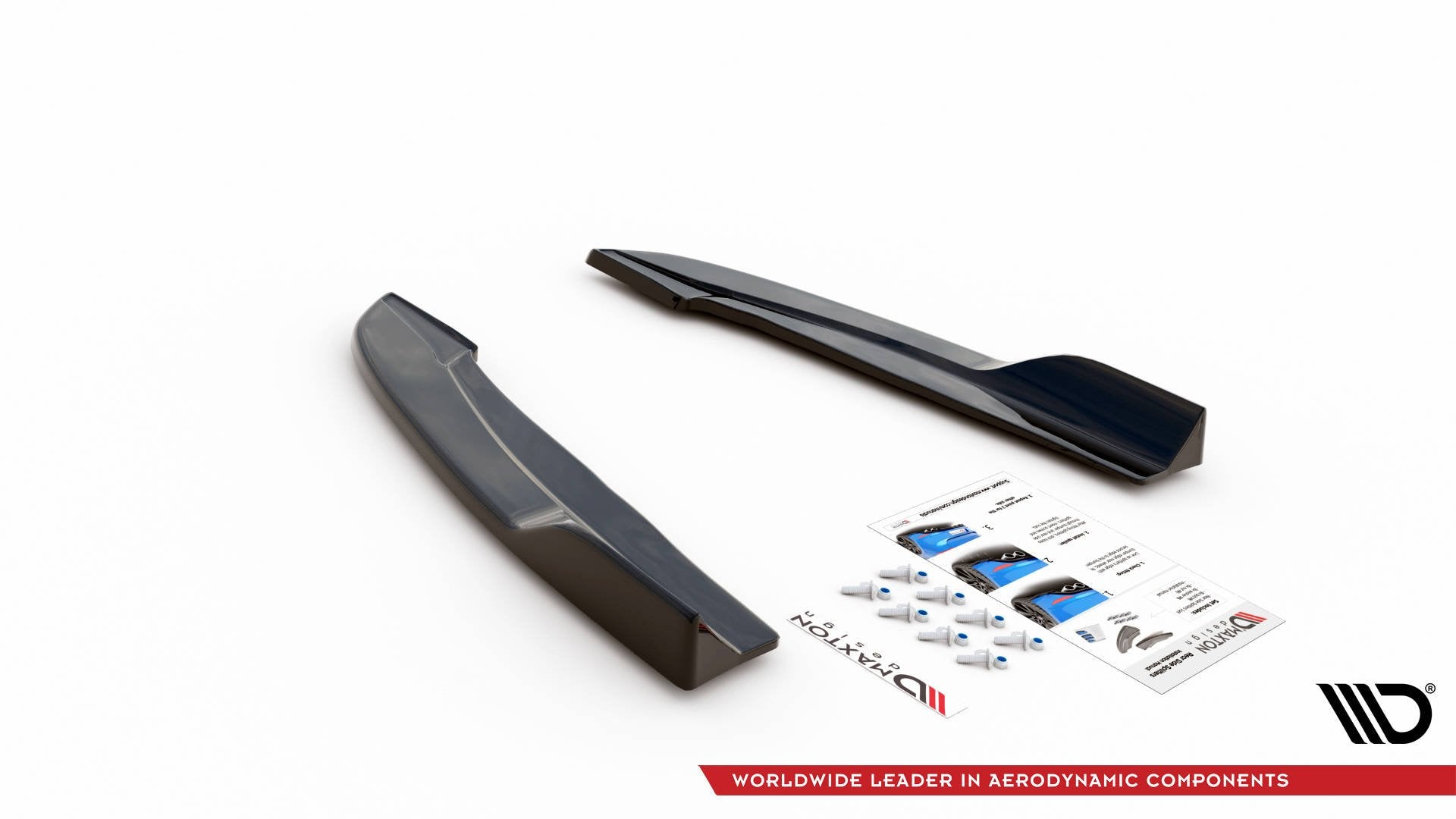 Heck Ansatz Flaps Diffusor V4 für (Für Diffusor ) Ford Focus ST-Line Kombi Mk4