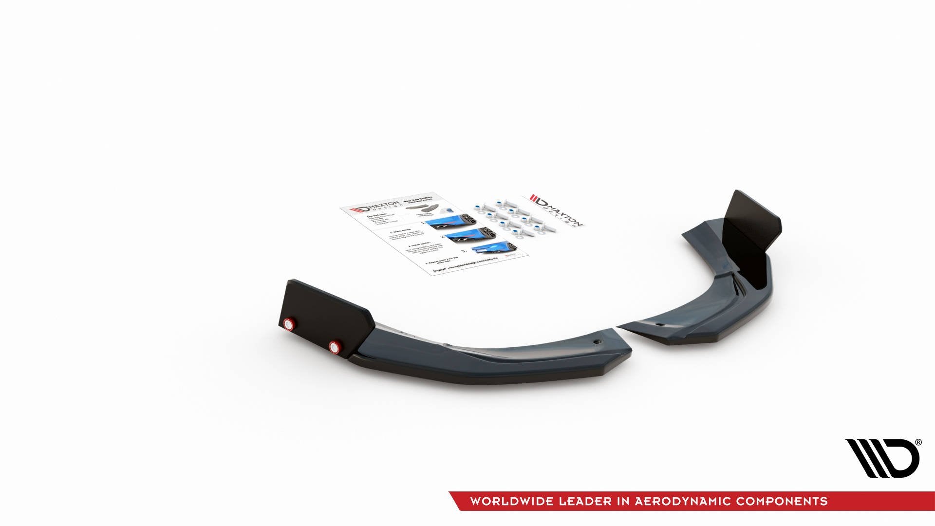 Heck Ansatz Flaps Diffusor V2 + Flaps für Mercedes-AMG A 45 S Aero Pack W177