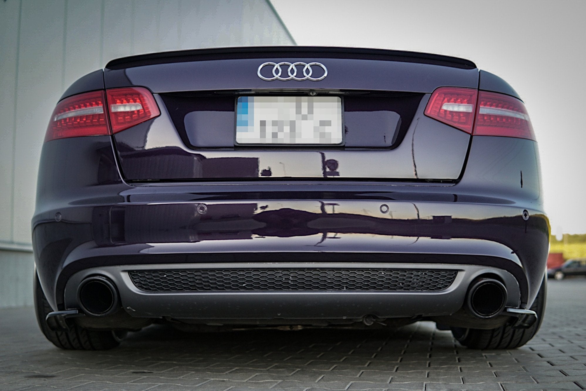 Spoiler CAP für Audi A6 S-Line C6 FL Limousine