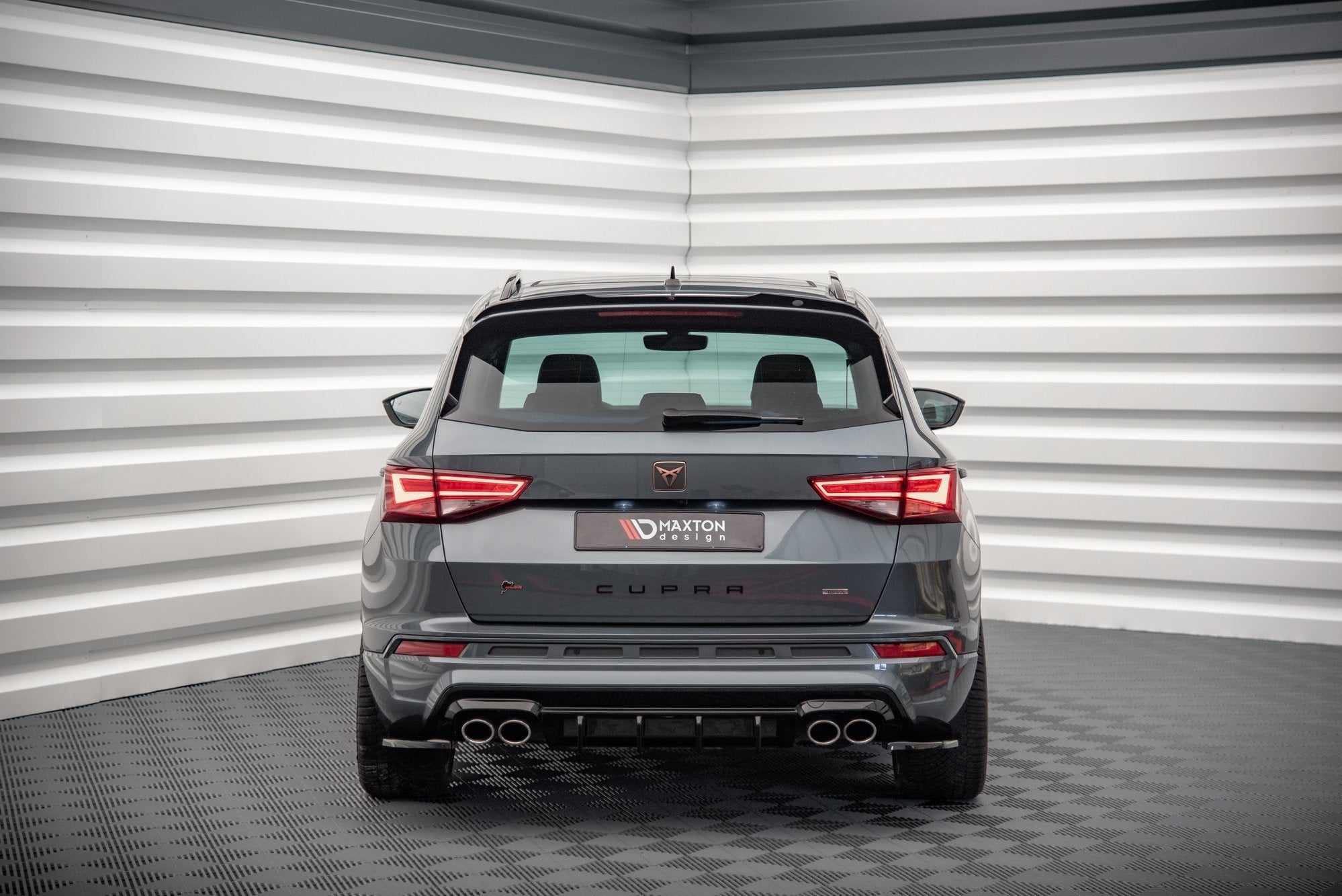 Heck Ansatz Flaps Diffusor für Cupra Ateca Mk1 / Mk1 Facelift