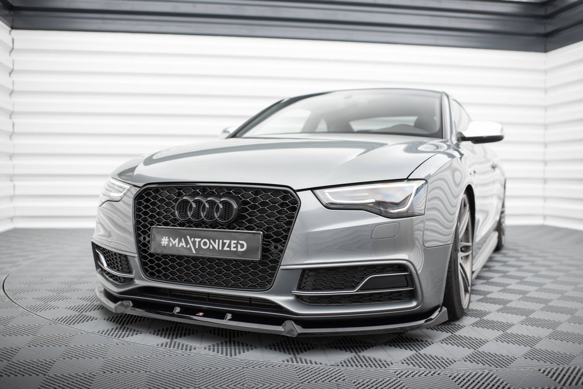 Frontlippe V3 für Audi S5 / A5 S-Line Coupe / Sportback 8T Facelift