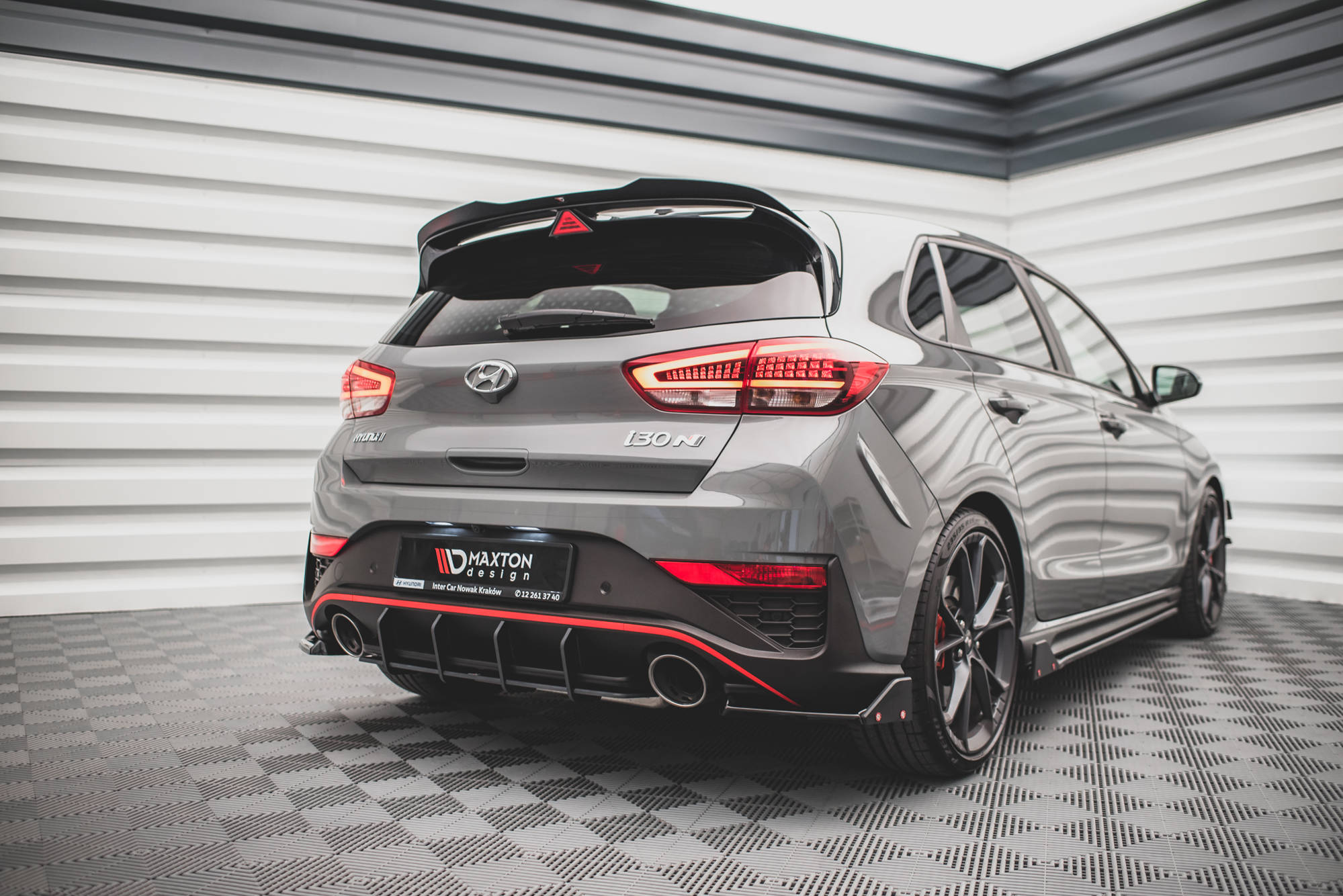 Street Pro Heckschürze für Hyundai I30 N Hatchback Mk3 Facelift