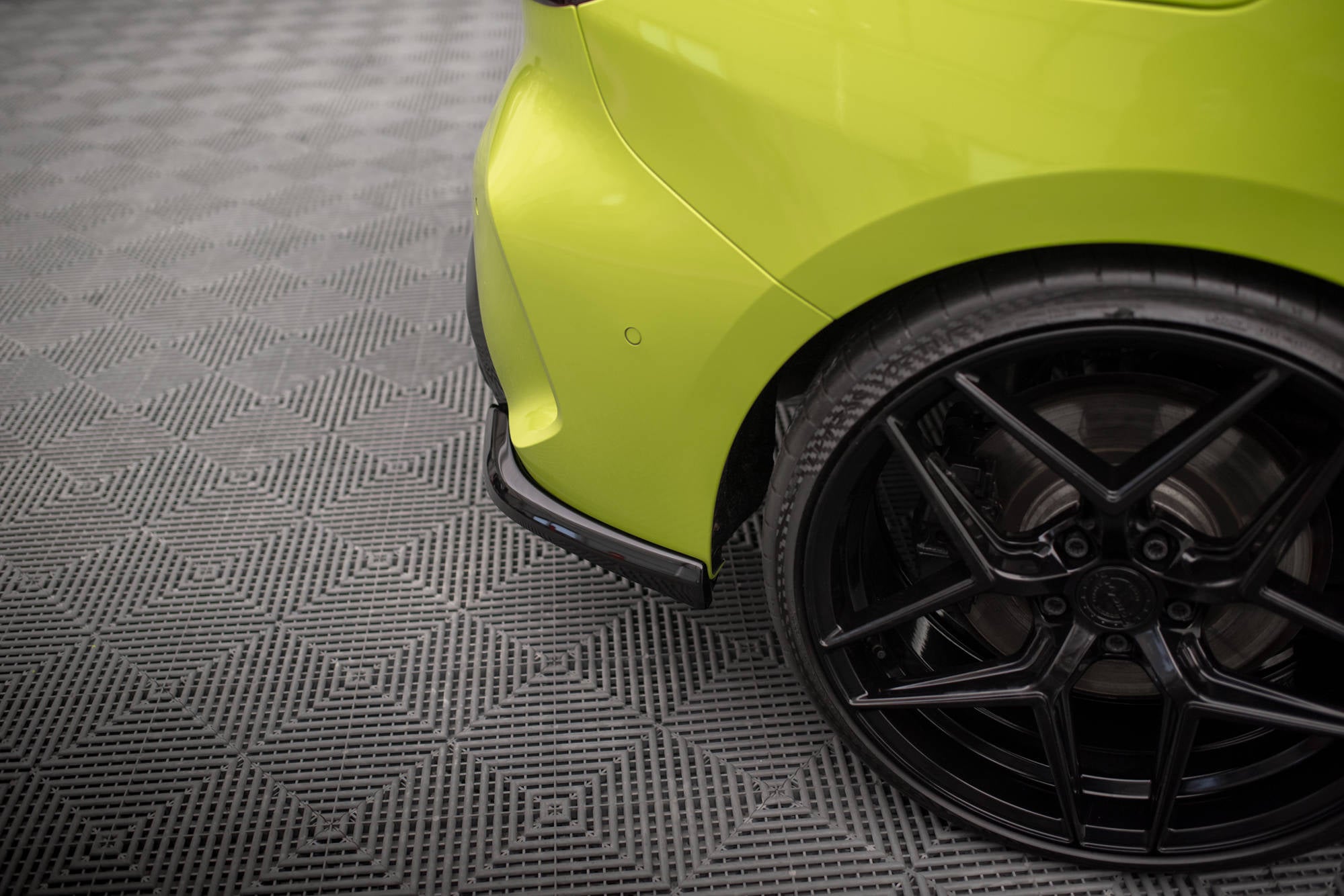 Flaps Heckansatz V5 Diffusor für (Für heckansatz ) BMW 1er M - Paket / M135i / 128ti F40