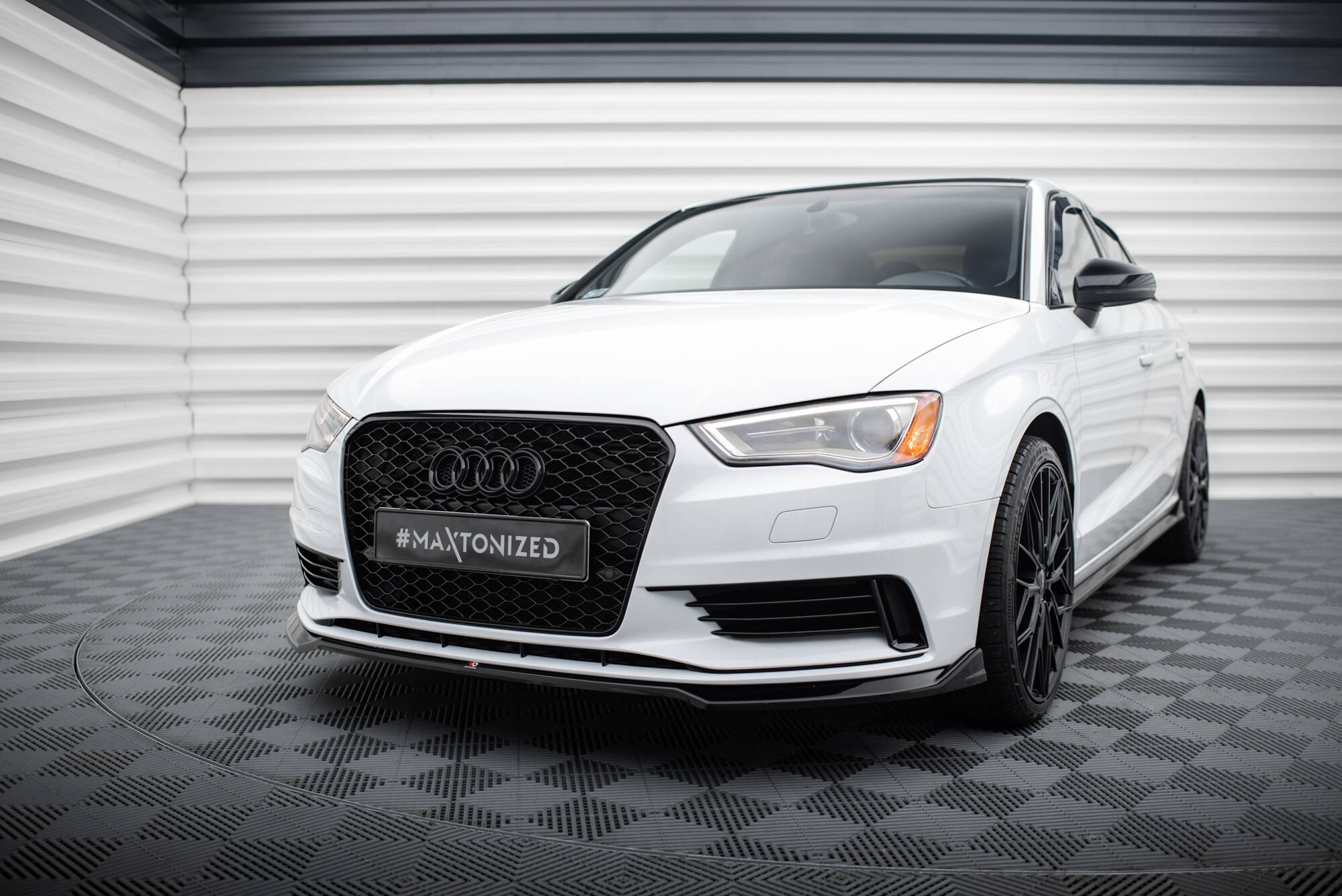 Frontlippe V2 für Audi A3 Limousine 8V