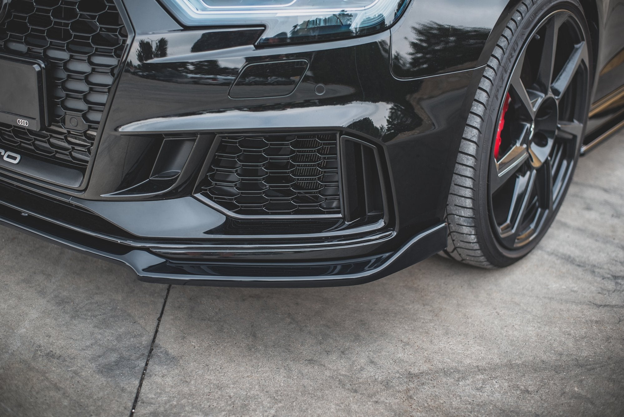Frontlippe V3 für Audi RS3 8V FL Sportback