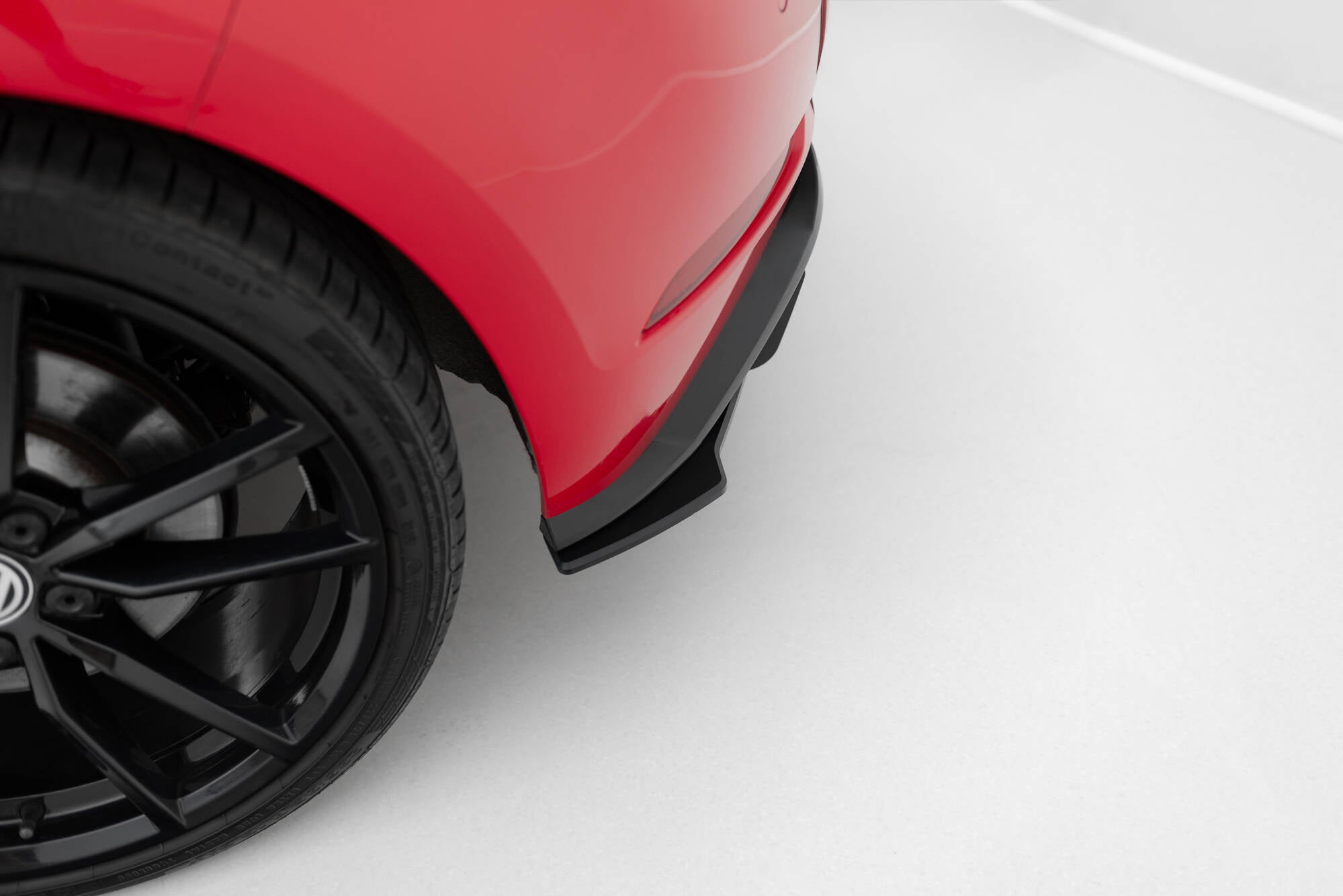 Street Pro Heck Ansatz Flaps Diffusor für VW Golf R Mk7 Facelift